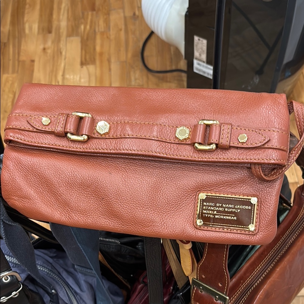 Marc By Marc Jacobs Brown Belt Bag with Polished Leather